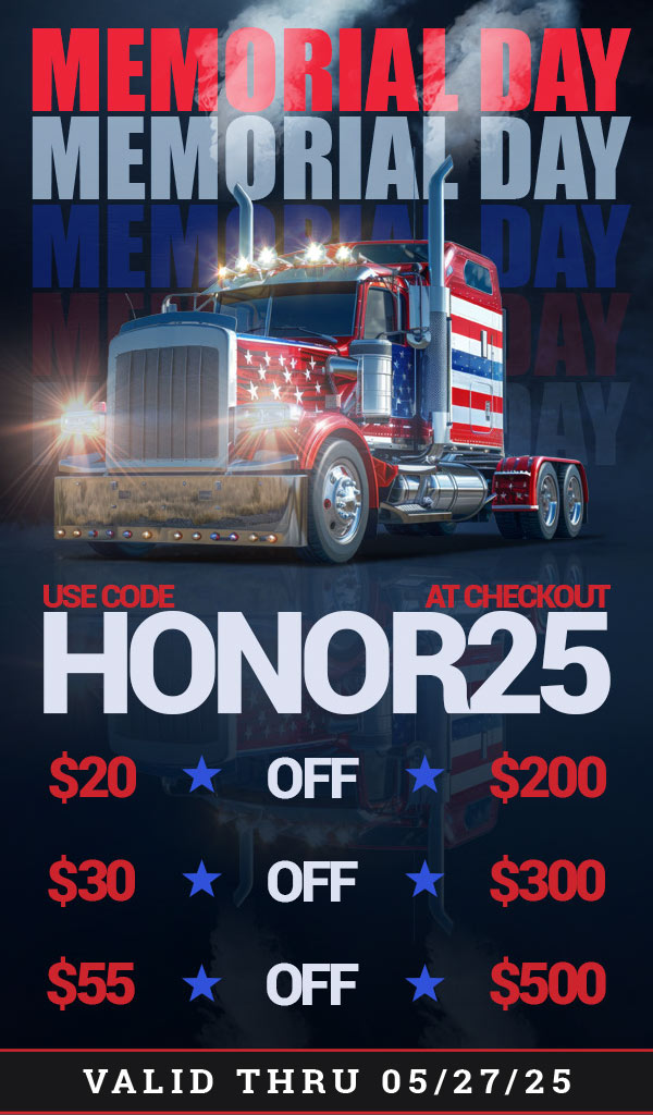 Use Code HONOR25 On Orders Over $200 And Save Big!