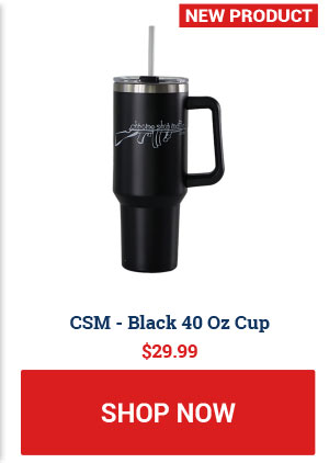 CSM - Black 40 Oz Cup With Handle And Straw SKU:CSM00145 $29.99