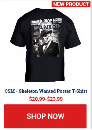 Chrome Shop Mafia Skeleton Wanted Poster T-Shirt SKU:PPR_298980 $20.99 - $23.99