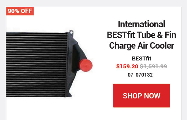 BESTfit Tube & Fin Charge Air Cooler 41.25 X 24.68 X 1.63 Inch For International 7000 WorkStar 2002-2007 SKU:07-070132 Now: $159.20 Was: $1,591.99