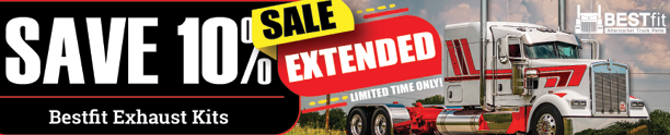 Extended Sale - Save 10% Off Bestfit Exhaust Kits
