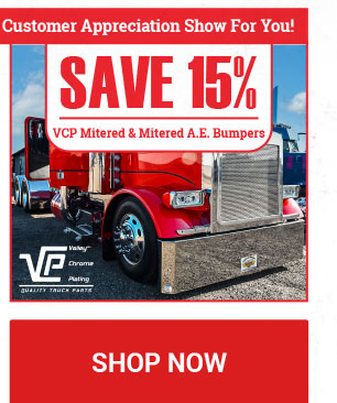 Save 15% Off Select Valley Chrome Bumpers