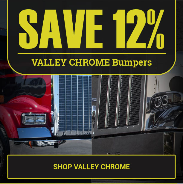 Save 12% Off Valley Chrome Bumpers