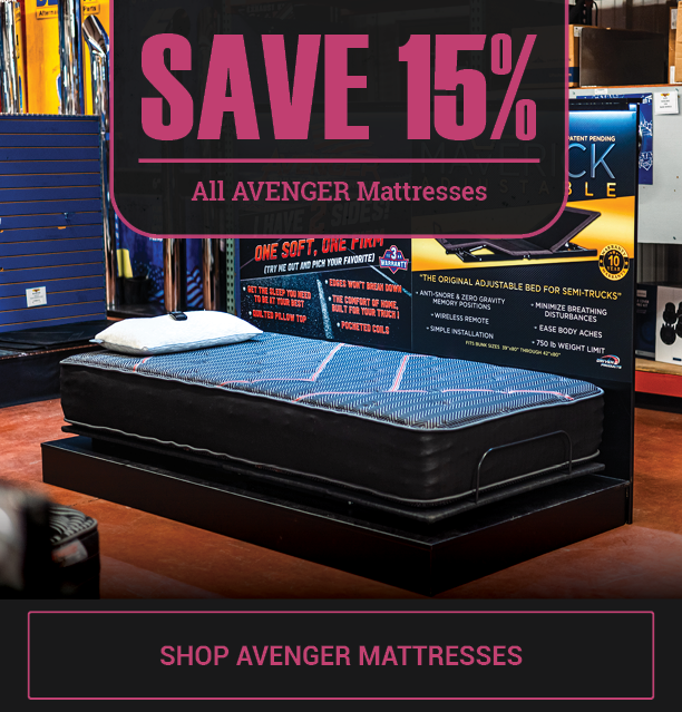 Save 15% Off All Avenger Mattresses
