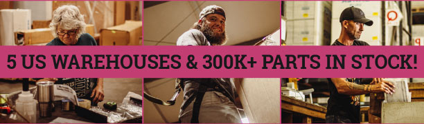 5 US Warehouses - 300k Parts In Stock