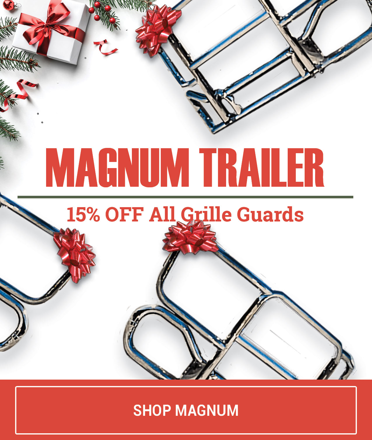 Save 15% Off Magnum Grille Guards