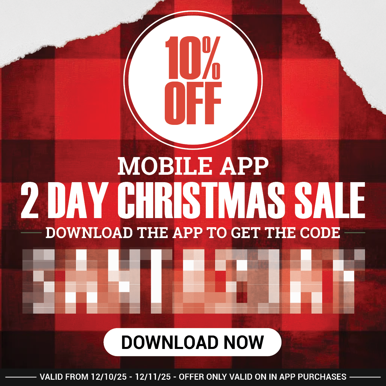 Save 10% Off In App Purchases - Valid thru 12/11/25