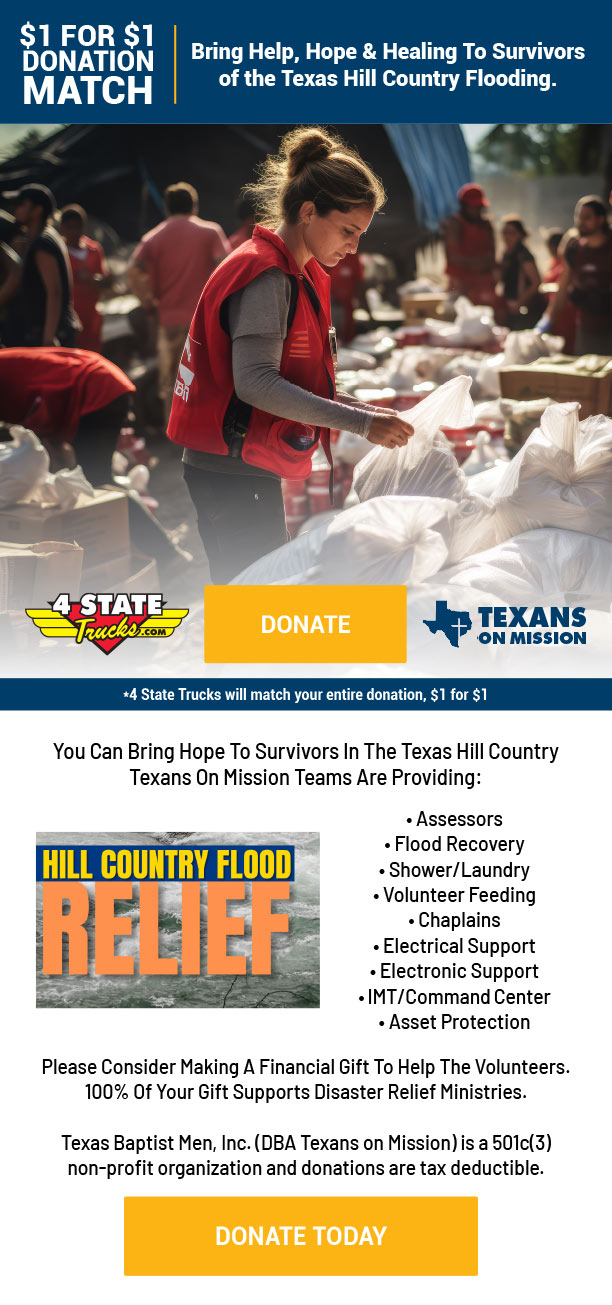 Dollar For Dollar Donation Match For Texas Hill Survivors