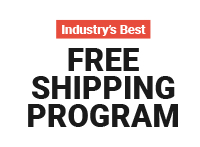 Industry's Best Free Shipping Program!
