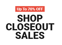 Up To 70% OFF Closeout Sales!