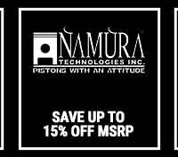 Namura: save up to 15% off MSRP  RV 15% OFF MSRP 