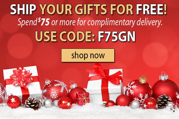 Free Shipping for Orders $75+. Use Promo Code F75GN. Offer Ends 11/14/22.