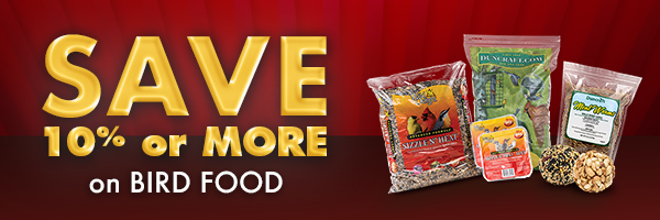 Sign up for AutoShip and Save 10% or More on Bird Food!