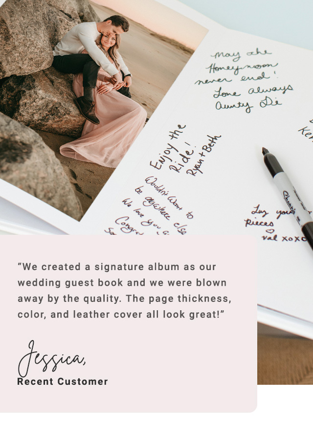 As seen on TikTok — Wedding Guest Books Mpix