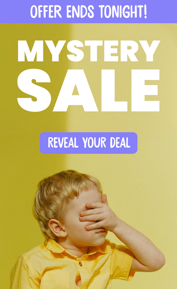 Mystery Sale: $10 Off $75 | $20 Off $125