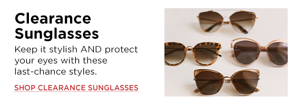 Shop Clearance Sunglasses