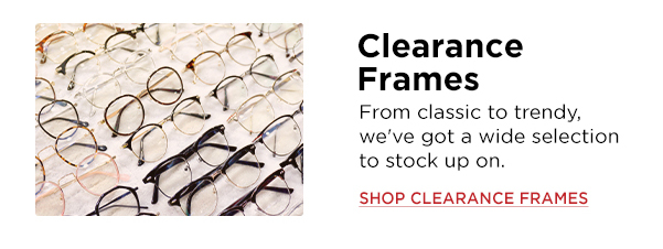 Shop Clearance Frames