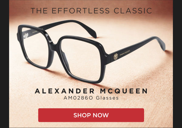 Alexander McQueen AM0286O Glasses | Shop Now