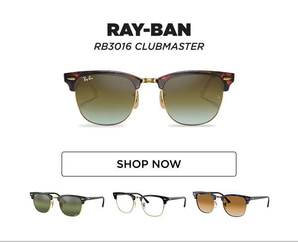 Ray-Ban RB3016 CLUBMASTER | Shop Now