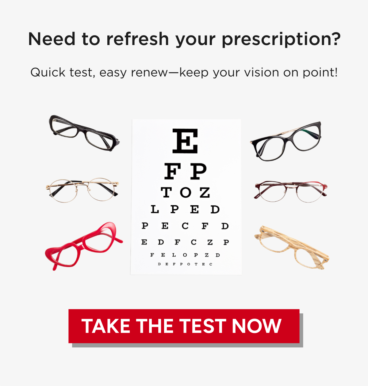 Need To Refresh Your Prescription? Take The Test Now