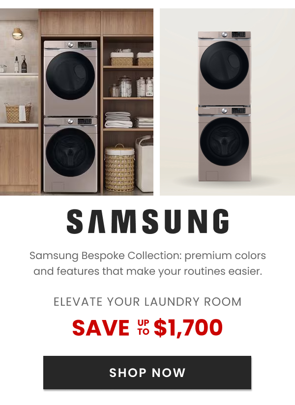 Samsung Laundry Appliances