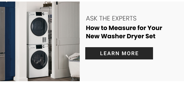 How to Measure for your New Washer Dryer Set