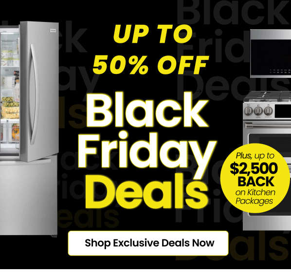 Black Friday Appliance Sale