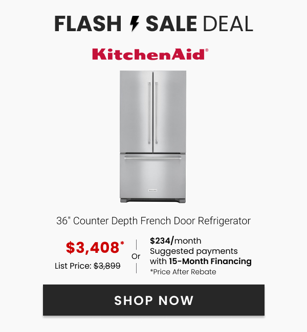 KitchenAid 36" Counter Depth French Door Refrigerator