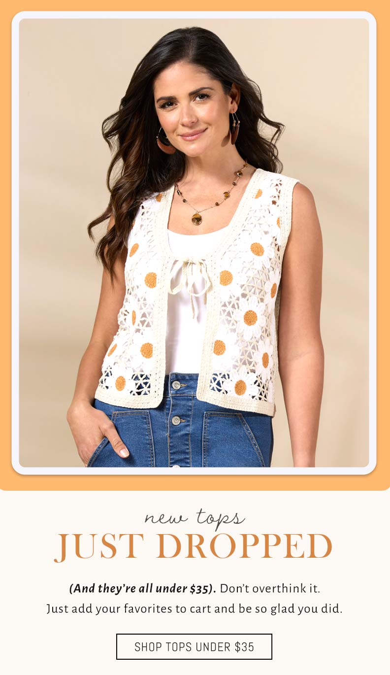 Shop Tops Under $35