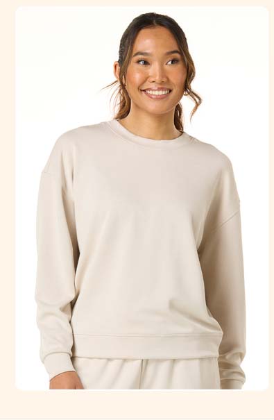 Shop Neutral Scuba Sweatshirt