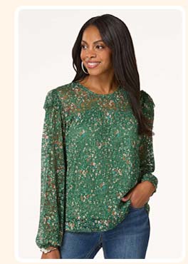 Shop pleated top