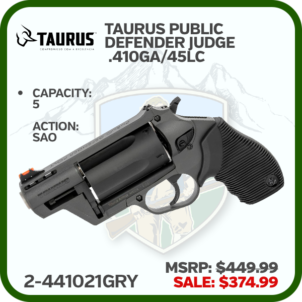 TAURUS Pd Poly .45colt /.410 Gray 2 5- Rds