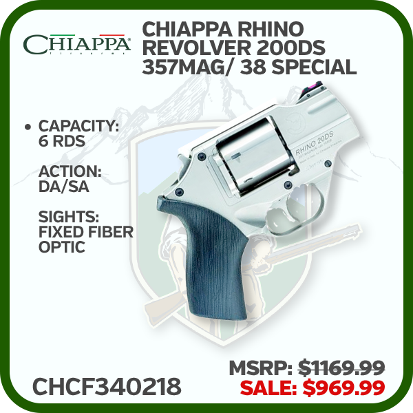 CHIAPPA Rhino Revolver 200ds Nickel 2 "