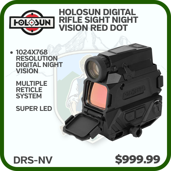 Holosun Digital Rifle Sight- Night Vision Red Dot