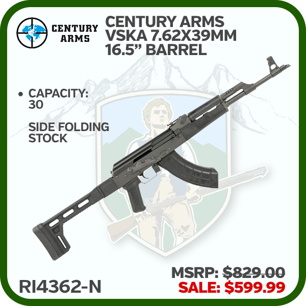 CENTURY ARMS Rifle Vska 7.62x39 Side Fldg