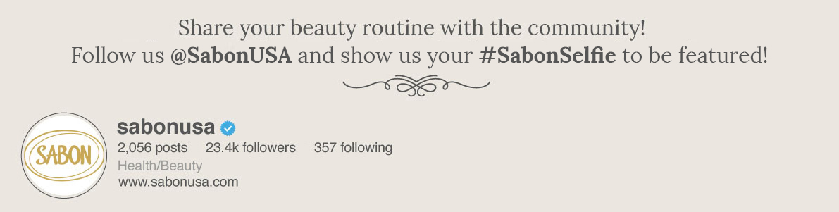 Follow us on Instagram @sabonusa