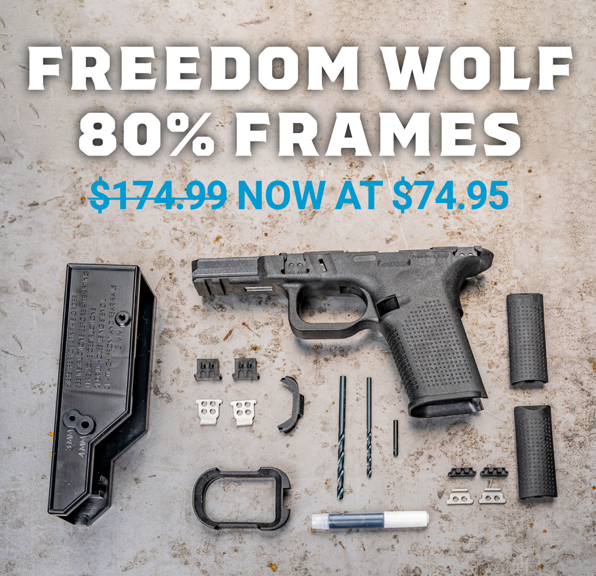Freedom Wolf 80% Frames | 174.99 now at 74.95