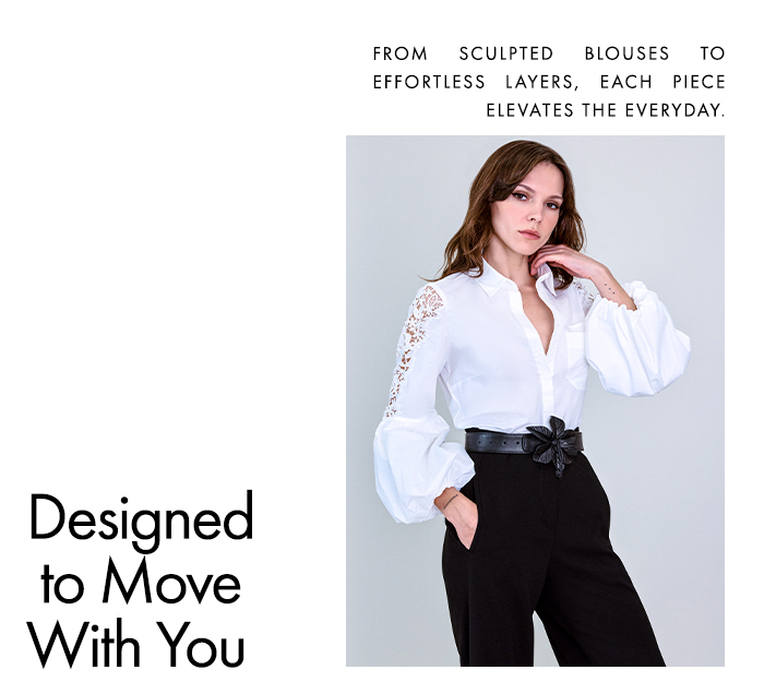 White Balloon Sleeve Shirt With Intricate Floral Embroidery