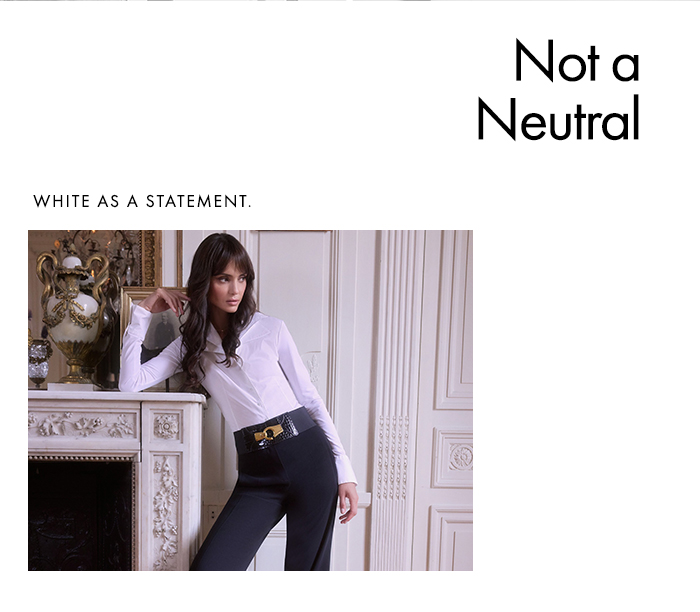 White Long Sleeve Fitted and Tailored Designer Shirt