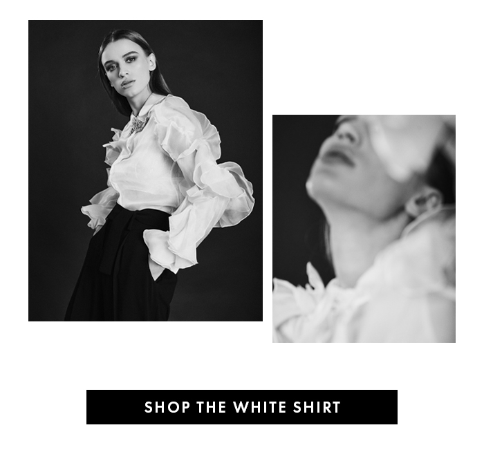 The iconic white Anne Fontaine shirt