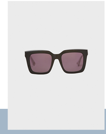 Black Oversized Square Frame Sunglasses