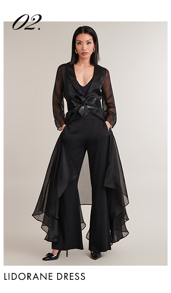 Evening Jacket Cut From Sheer Silk Organza