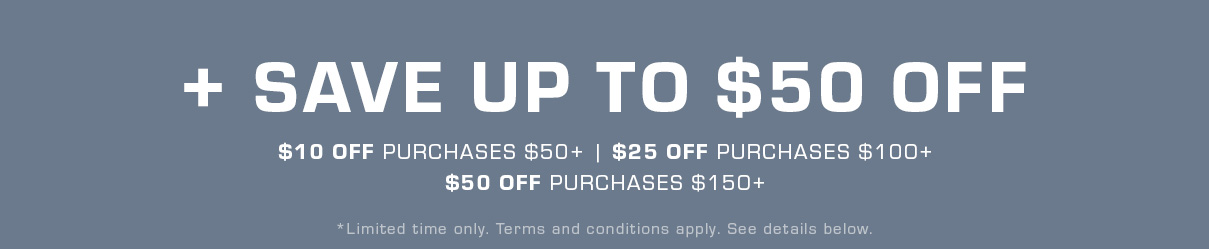 Save Up to $50 off with our BTS Promo