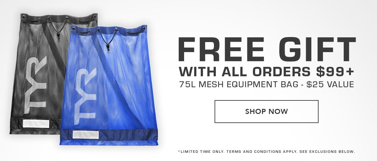 Free bag on orders $99+