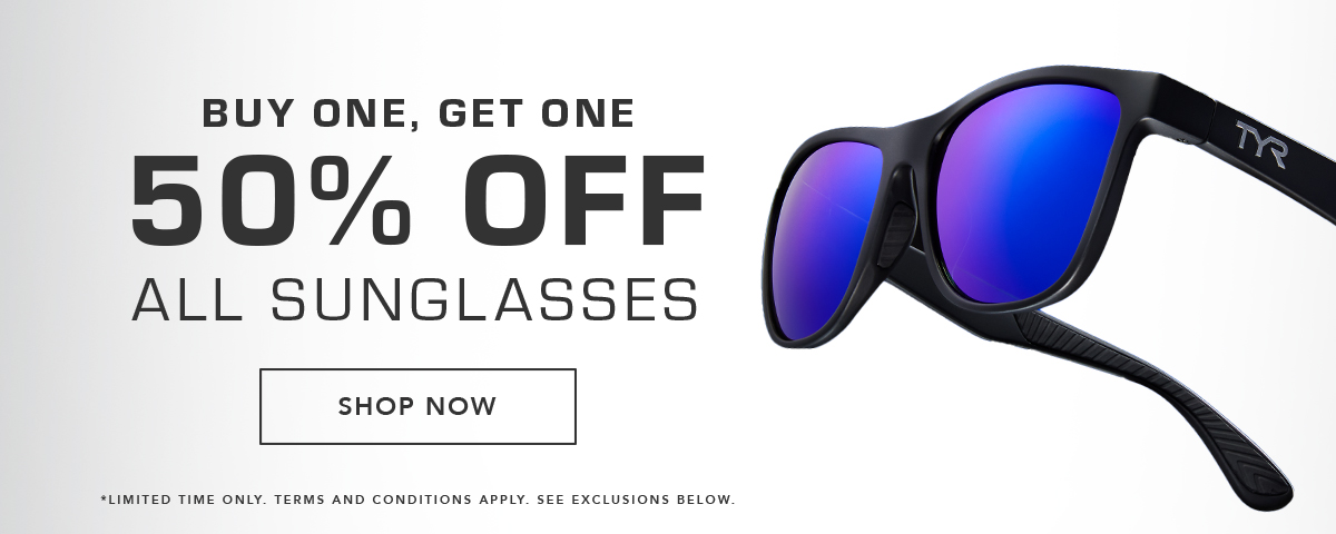 buy on get one 50% off sunglasses