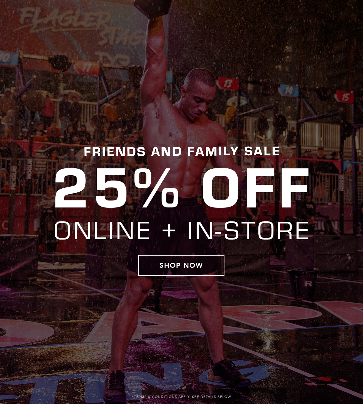 25% off friends and family sale