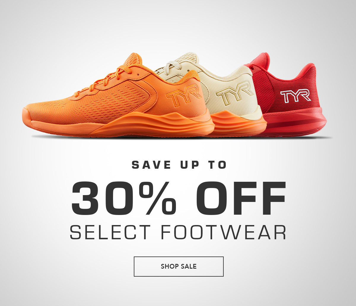 30% off select footwear