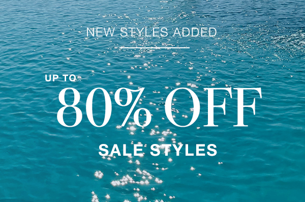 SHOP UP TO 80% OFF SALE STYLES