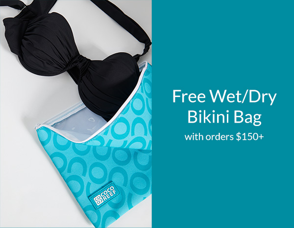 Free Wet Dry Bikini Bag with Orders $150+