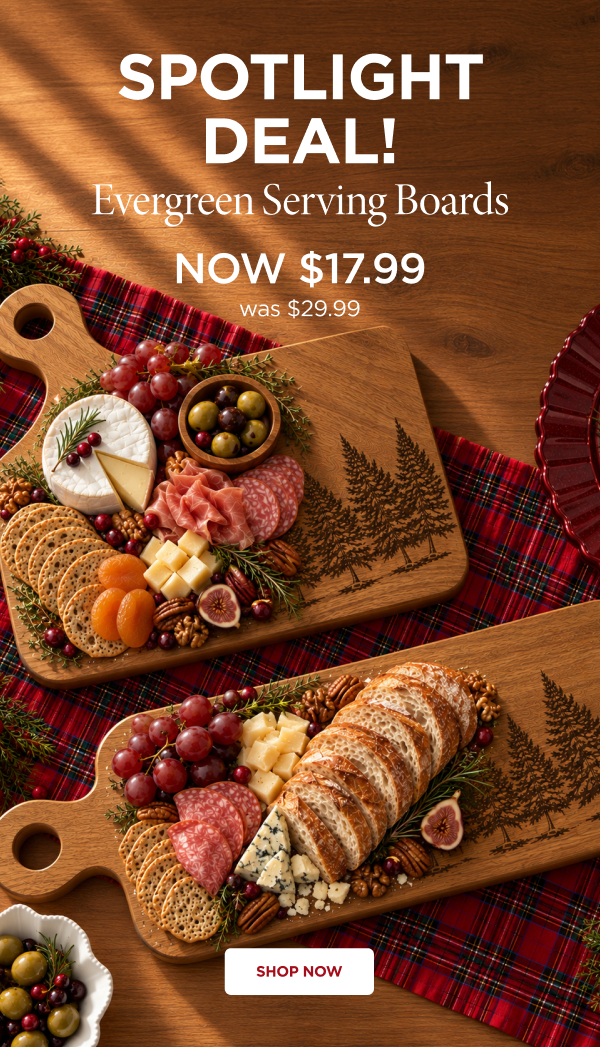 Evergreen Serving Boards